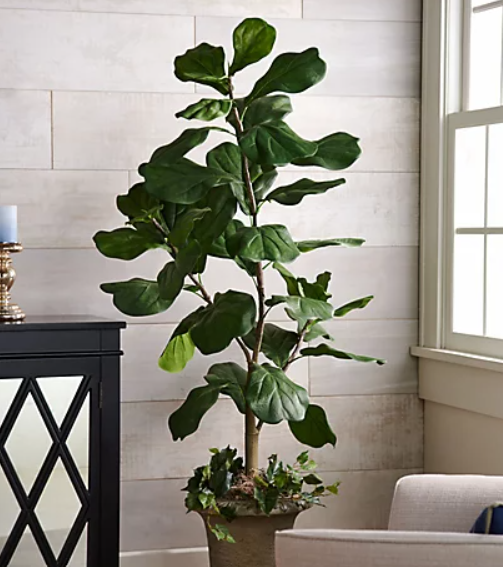 5' Faux Fiddle Leaf Tree