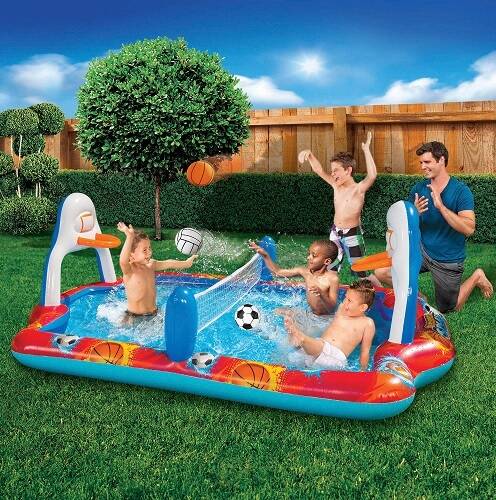 Banzai Sports Arena 4-In-1 Play Center Pool