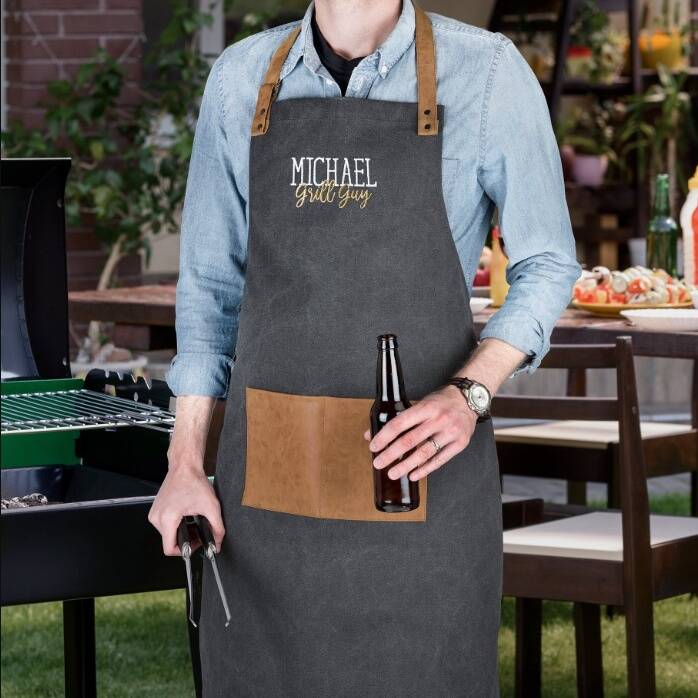 Personalized Father's Day Grilling Apron