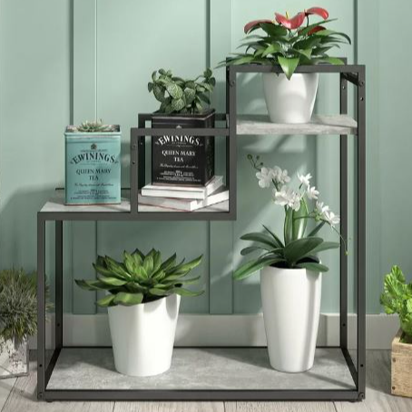 Rectangular Multi-Tiered Plant Stand