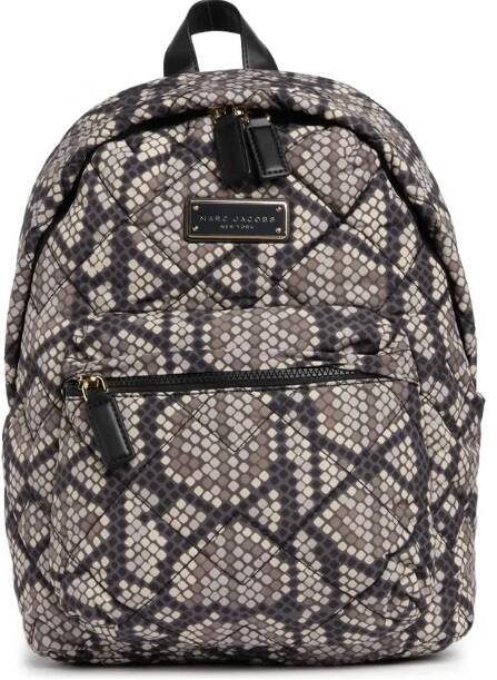 Marc Jacobs Quilted Nylon Printed Backpack