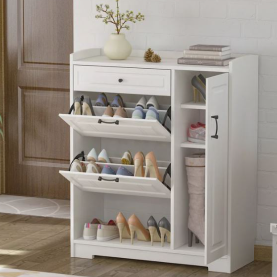 25 Pair Shoe Storage Cabinet