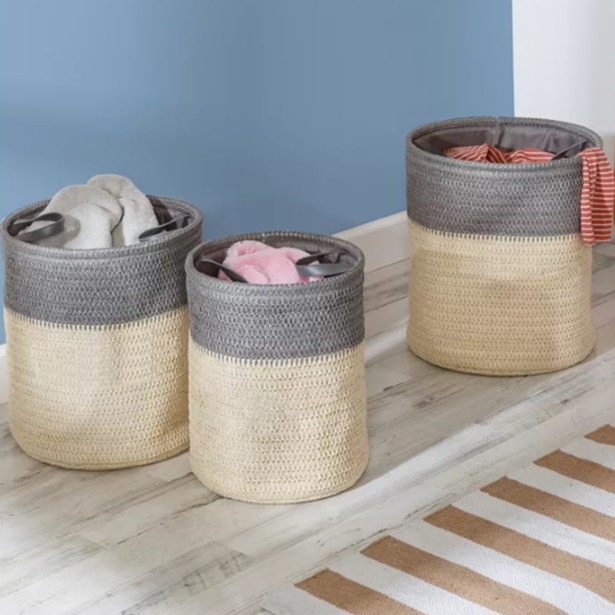 Set of 3  Laundry Baskets