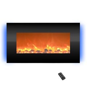 Wall-Mounted Electric Fireplace w/ RC