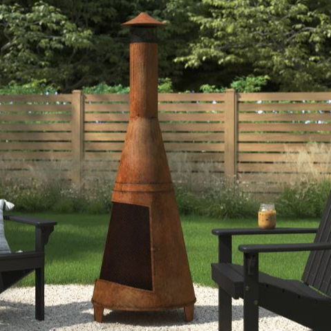 Steel Wood Burning Chiminea