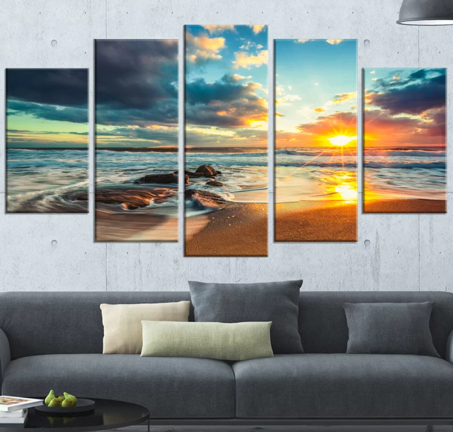 5 Piece Wrapped Canvas Photograph