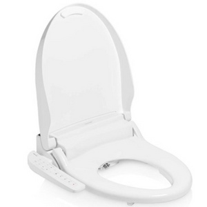 Brondell Elongated/ Round Heated Toilet Seat w/ Nightlight & Warm Air Dryer