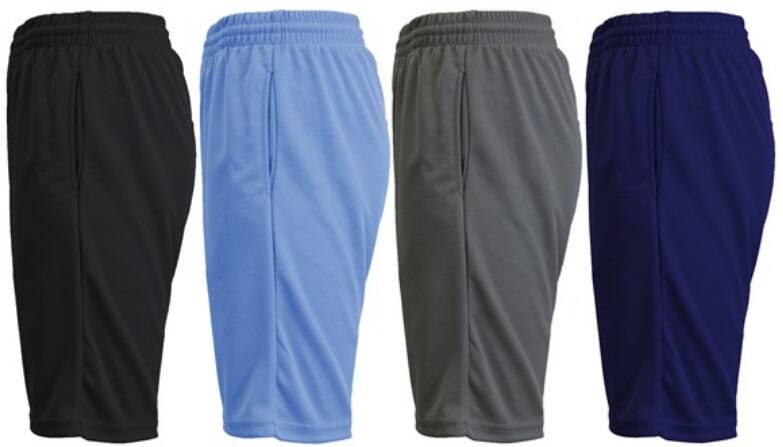 Men's 4-Pack Mesh Shorts