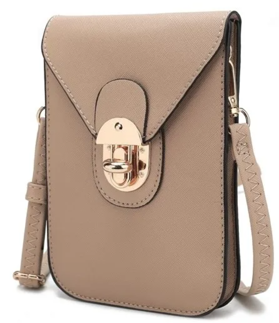 MKF Collection Leather Crossbody Bag