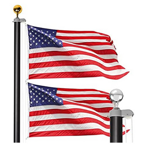 Adjustable 20' Aluminum Telescopic Flagpole Kit