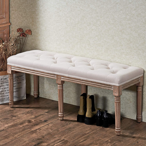 Upholstered Entryway Tufted Bench