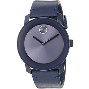 Movado Bold Leather 42mm Men's Watch