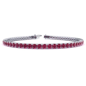 4CTW Ruby Tennis Bracelet