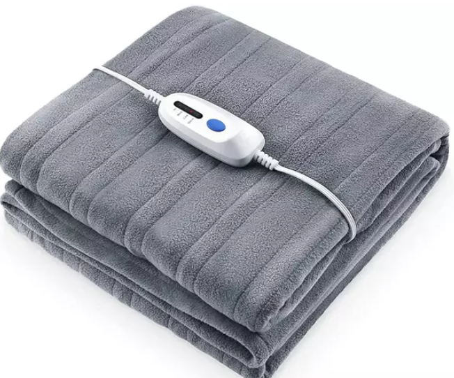 Electric 62'' X 84'' Heated Fleece Blanket