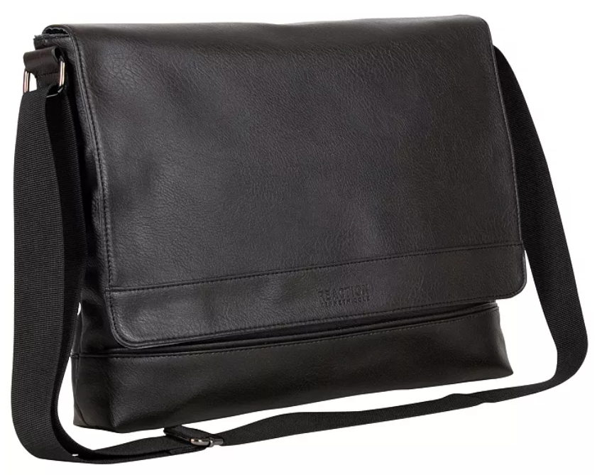 Kenneth Cole Faux Leather Messenger Bag