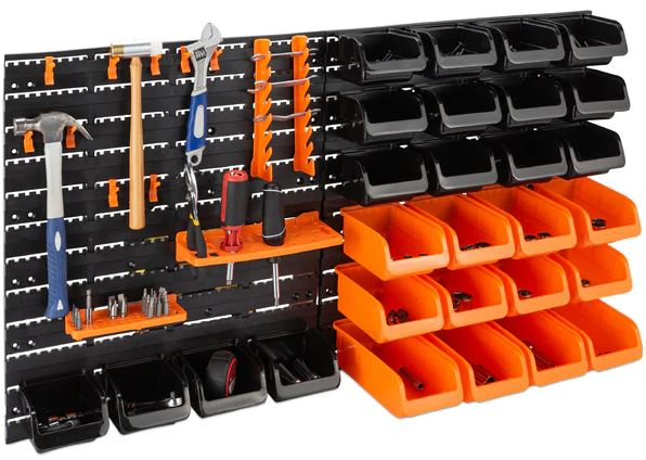 44-Piece Wall Mounted Garage Storage Rack