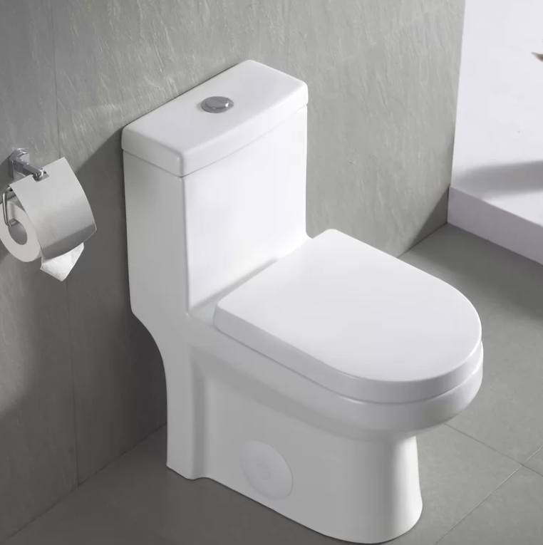 DeerValley Dual-Flush Elongated One-Piece Toilet