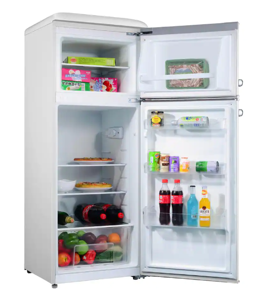 Galanz 7.6 cu. ft. Retro Fridge w/ Top Freezer