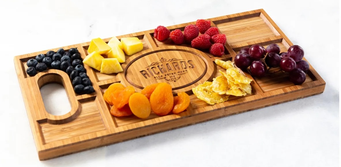 Personalized Bamboo Charcuterie Board