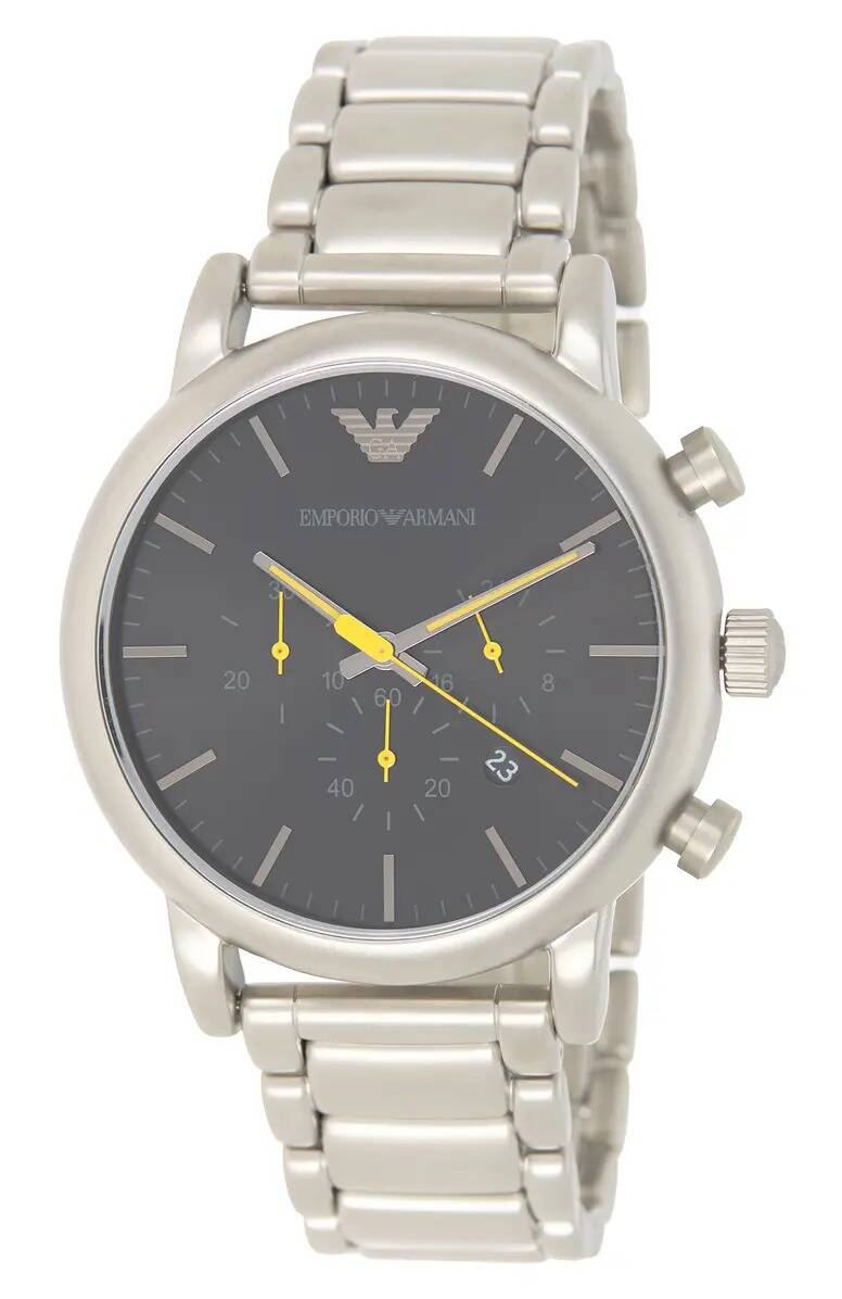 Emporio Armani Men's Chronograph Stainless Steel Watch