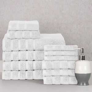 12-Piece Egyptian Cotton Towel Set