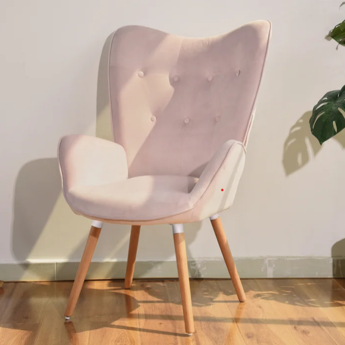 Upholstered Tufted Armchair