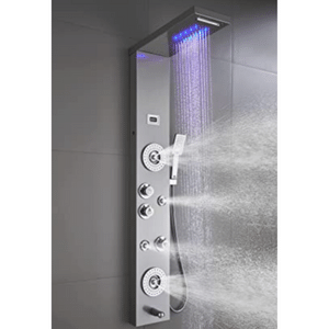 Stainless Steel LED Rainfall Shower Panel