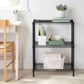 3-Tire Wire Shelving Unit