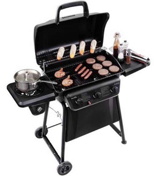 Char-Broil 3-Burner Gas Grill w/Side Burner