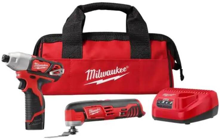 Milwaukee 12V Oscillating Multi-Tool + Impact Driver Kit