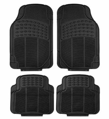 4-Piece Heavy Duty Rubber Car Floor Mats