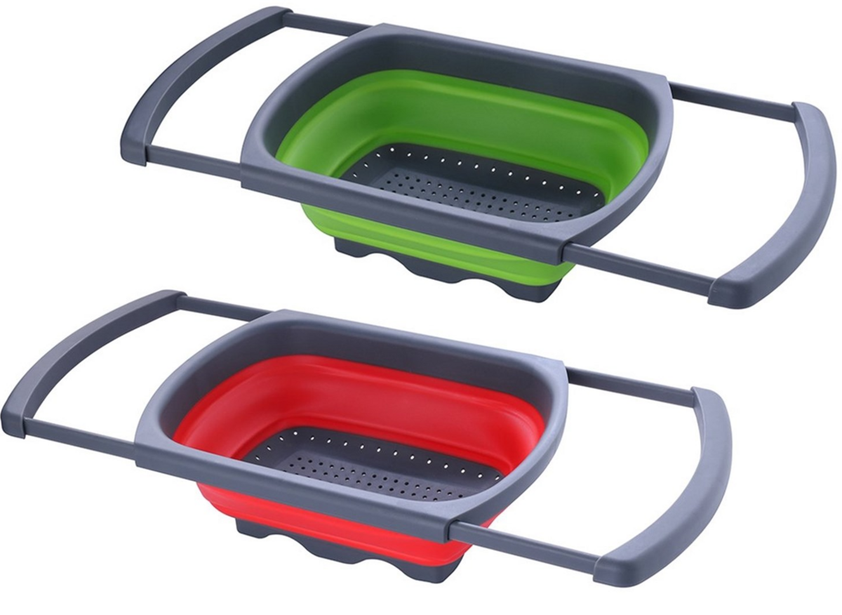 Over-The-Sink Collapsible Colander