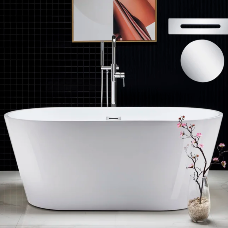 Freestanding Soaking Acrylic Bathtub