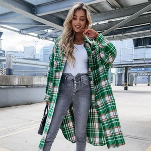 Plaid Long Shacket