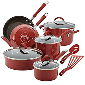 Rachael Ray Cucina 12-Piece Nonstick Cookware Set