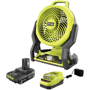 Ryobi 18V Cordless Hybrid Fan w/ Battery & Charger