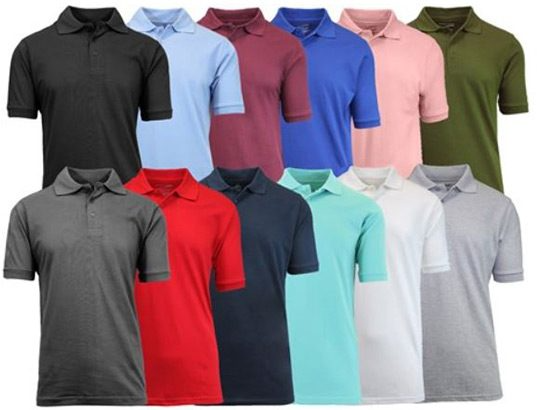 4-Pack Men's Polo Shirt