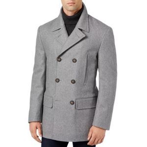 Ralph Lauren Men's Wool-Blend Peacoat