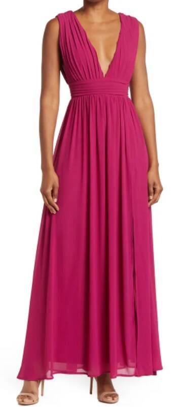 V-Neck Maxi Dress