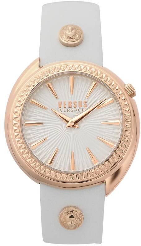 Versus Versace Leather Strap Women's Watch