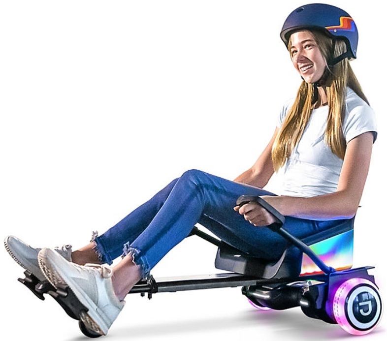 Jetson Light-Up Hoverboard & Go-Kart Combo