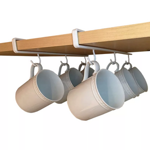 Set of 2 Undershelf Mug Hooks