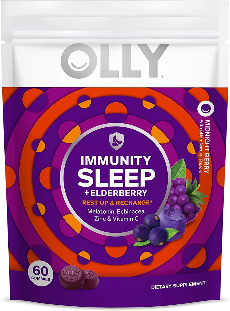 2-Pack Olly Immunity Sleep Melatonin Gummy