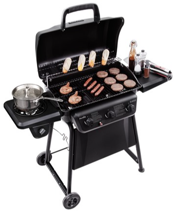 Char-Broil 3-Burner Gas Grill w/ Side Burner