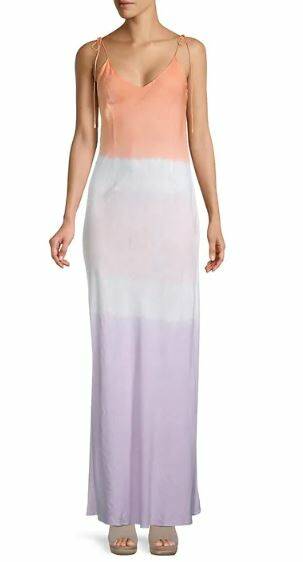 Dannijo Women's Tie-Dye Maxi Slip Dress