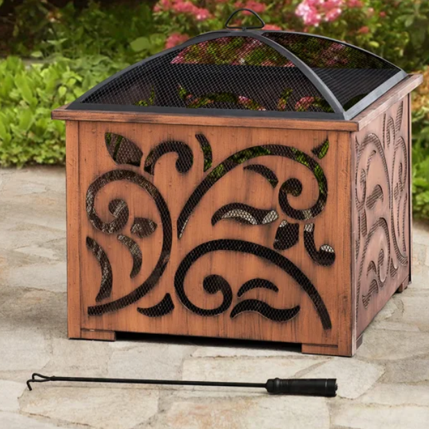 Steel Wood Burning Fire Pit