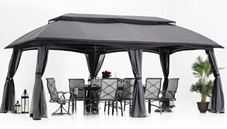 Steel Frame 10' x 20' Patio Gazebo