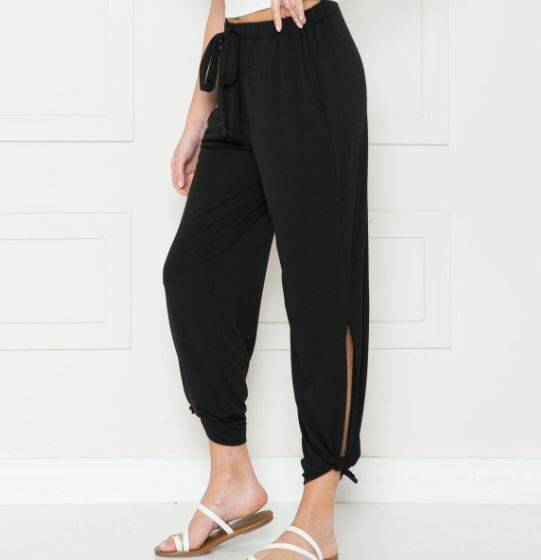 Women's Relaxed Fit Pants w/ Knot