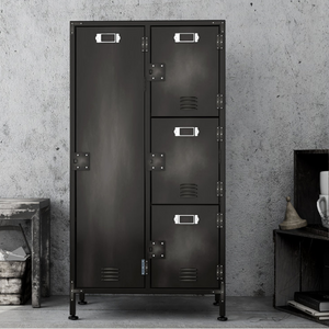 4-Doors Metal Storage Locker Cabinet