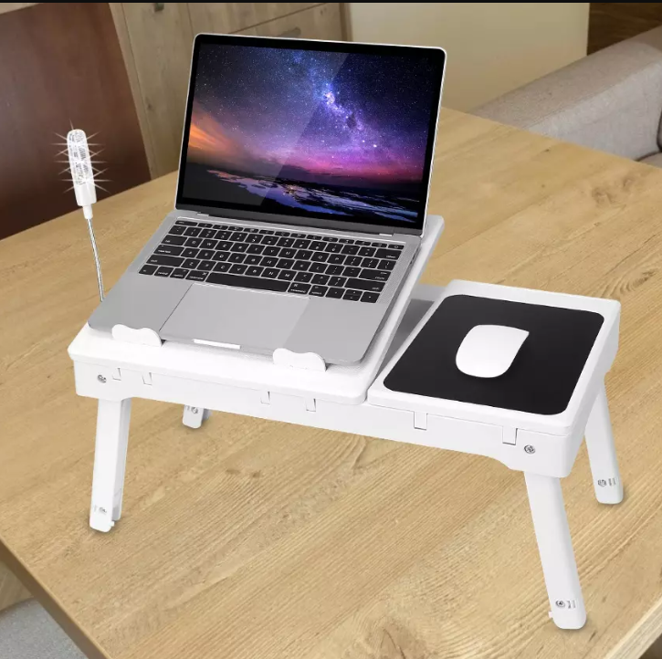 Multi-Functional Laptop Table w/LED & Fan